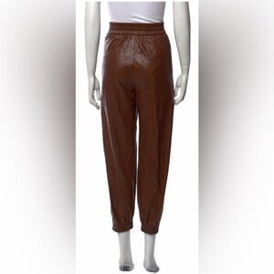 Nanushka brown Leather Trousers